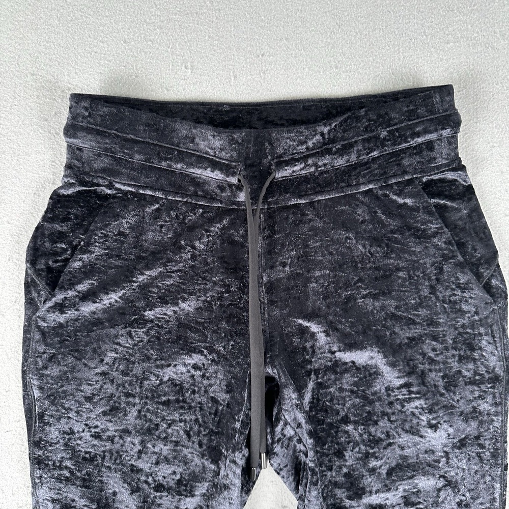 Lululemon Ready To Crush Jogger Women's 6 Black Velvet Drawstring Sweatpants - Picture 2 of 16